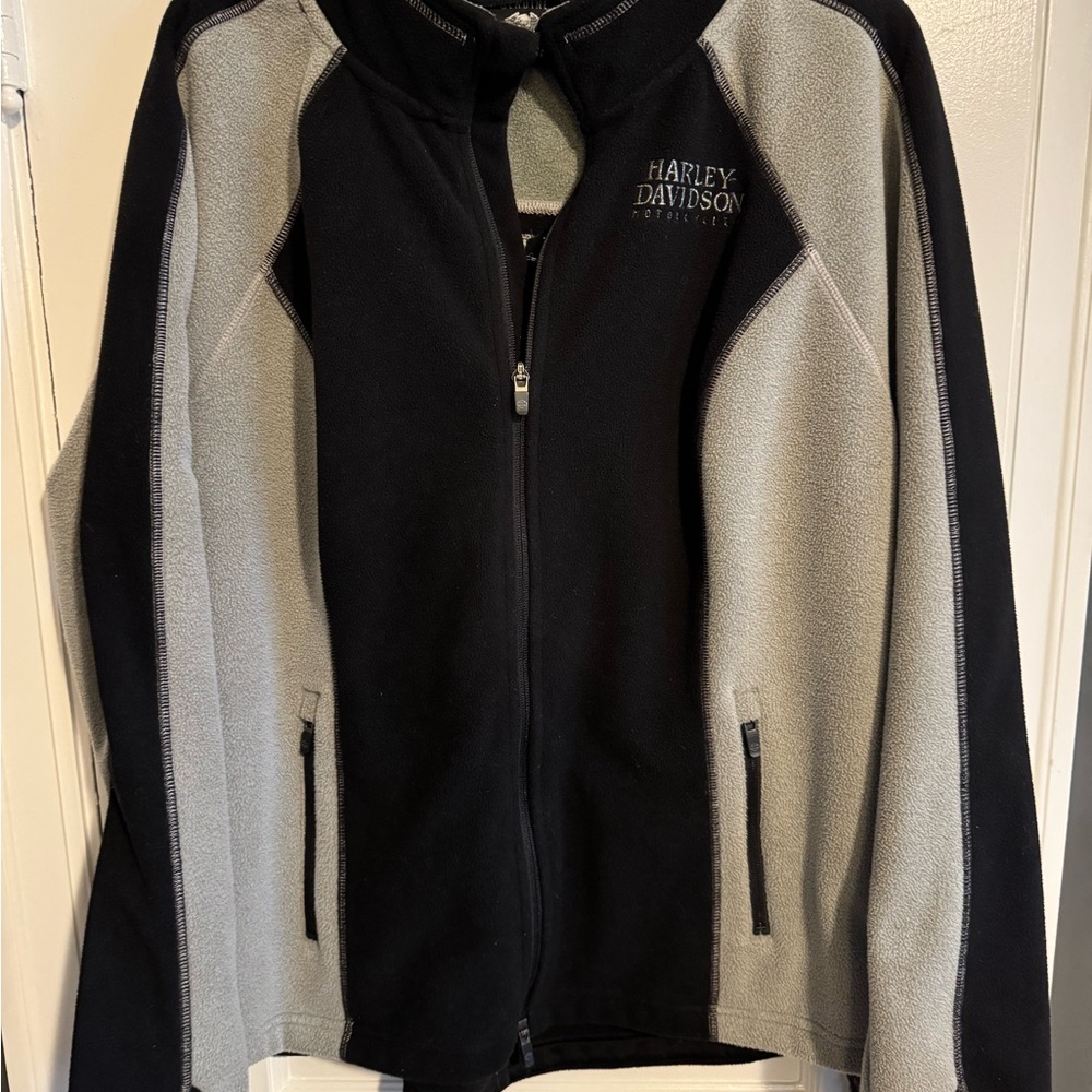 Harley-Davidson Black and Gray Jacket